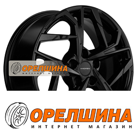 7x17  5x110  ET46  63,3  Khomen Wheels  KHW1716 (Changan CS35/CS35 Pro)  Black