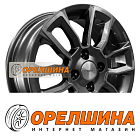 5,5x14  4x100  ET45  56,1  Khomen Wheels  KHW1406 (Honda Civic)  Gray-FP