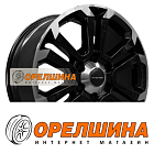 7,5x18  6x139,7  ET20  106,1  Khomen Wheels  KHW1817 (Lexus GX)  Black-FP