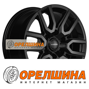 8x17  6x139,7  ET25  106,1  Khomen Wheels  KHW1723 (LC Prado/Lexus GX)  Black