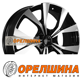7x19  5x108  ET33  60,1  Khomen Wheels  KHW1906 (Chery Tiggo 7 Pro)  Black-FP