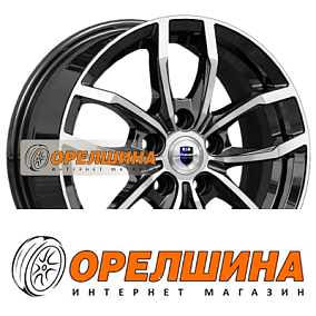 6,5x15  5x112  ET43  57,1  K&K  Фрост (КС1048)  Алмаз черный