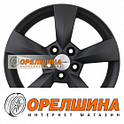 6x15  5x100  ET43  57,1  Khomen Wheels  KHW1504 (Fabia)  Black matt