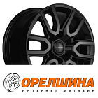 8x17  6x139,7  ET30  106,1  Khomen Wheels  KHW1723 (Fortuner/Hilux)  Black