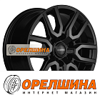 8x17  6x139,7  ET25  106,1  Khomen Wheels  KHW1723 (Toyota LC Prado/Lexus GX)  Black