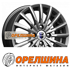 5,5x14  4x100  ET46  54,1  K&K  Акцент-оригинал (КС641)  Дарк платинум