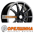 6,5x17  4x100  ET43  60,1  Khomen Wheels  KHW1707 (Lada Vesta Cross)  Black-FP
