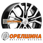 6,5x16  5x114,3  ET38  60,1  Khomen Wheels  KHW1608 (Alphard)  Black-FP
