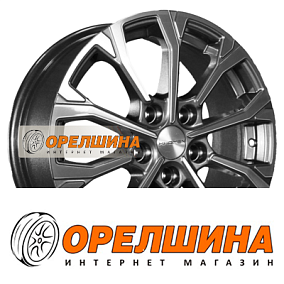 6,5x16  5x114,3  ET50  66,1  Khomen Wheels  KHW1605 (Renault/Nissan)  Gray-FP