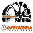 6x15  4x100  ET50  60,1  K&K  КС945  Алмаз черный
