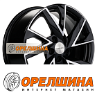 7x17  5x108  ET43  65,1  Khomen Wheels  KHW1714 (DFM AX 7)  Black-FP