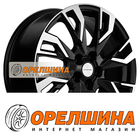 7x18  5x114,3  ET45  60,1  Khomen Wheels  KHW1809 (Changan/Geely/Lexus/Suzuki/Toyota)  Black-FP