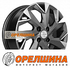 5,5x14  4x100  ET43  67,1  Khomen Wheels  KHW1402 (Solaris/Logan/Rio)  Gray-FP