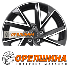 7x17  5x114,3  ET45  66,1  Khomen Wheels  KHW1714 (Teana/X-trail)  Black-FP