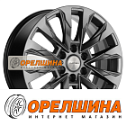 8x20  6x139,7  ET25  106,1  Khomen Wheels  KHW2010 (LC Prado)  Gray