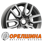 8x17  6x139,7  ET30  106,1  Khomen Wheels  KHW1723 (Fortuner/Hilux)  Gray-FP
