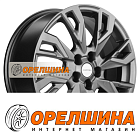 7x18  5x110  ET50  63,3  Khomen Wheels  KHW1809 (CS35/CS35 Plus)  Gray