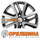 6x16  4x100  ET48  54,1  Khomen Wheels  KHW1609 (Rio I/Solaris I)  Black-FP