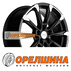 7,5x18  5x108  ET46  63,4  Khomen Wheels  KHW1808 (Tugella/Jaguar XF/F-Pace)  Black-FP