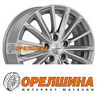 6,5x16  5x114,3  ET50  66,1  Khomen Wheels  KHW1611 (Renault/Nissan)  G-Silver