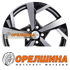 7x17  5x114,3  ET40  66,1  Khomen Wheels  KHW1712 (Qashqai)  Black-FP