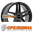 7,5x17  5x112  ET38  66,56  PDW  FF2127  Gloss Black Machine Edge