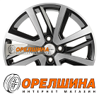 6x16  4x100  ET47  56,6  Khomen Wheels  KHW1609 (Nexia)  Black-FP