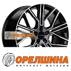 9,5x21  5x120  ET45,5  62,5  Khomen Wheels  KHW2101 (Li 7/9)  Black-FP