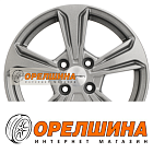 6x15  4x100  ET50  60,1  Khomen Wheels  KHW1502 (Vesta)  G-Silver
