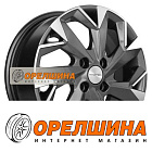 5,5x14  4x100  ET43  60,1  Khomen Wheels  KHW1402 (Toyota Corolla)  Gray-FP
