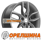 6,5x17  5x108  ET33  60,1  Khomen Wheels  KHW1708 (Chery tiggo 7pro)  F-Silver