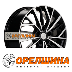 7x17  5x108  ET45  60,1  Khomen Wheels  KHW1717 (Chery Tiggo 3/Tiggo 3 Pro)  Black-FP