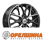 6x16  4x100  ET45  54,1  Wheels  Up101  BFP (shin)