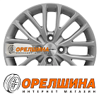 6x15  4x100  ET37  60,1  Khomen Wheels  KHW1506 (Xray)  F-Silver