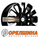 8x20  6x139,7  ET25  106,1  Khomen Wheels  KHW2010 (LC Prado)  Black-FP