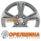 6x15  4x100  ET45  54,1  Khomen Wheels  KHW1502 (Solano)  Gray