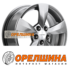 6x15  5x100  ET43  57,1  Khomen Wheels  KHW1504 (Fabia)  Gray