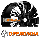 7x18  5x114,3  ET53  54,1  Khomen Wheels  KHW1809 (Geely Coolray)  Black-FP
