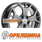 7x17  5x112  ET54  57,1  Khomen Wheels  KHW1715 (Jetta)  Gray