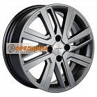 6x16  4x100  ET50  60,1  Khomen Wheels  KHW1609 (Vesta/Largus)  G-Silver