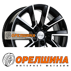 6x15  5x100  ET37  54,1  Khomen Wheels  KHW1507 (15)  Black-FP