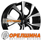 7x19  5x108  ET36  65,1  Khomen Wheels  KHW1906 (Exeed VX/TXL/LX)  Black-FP