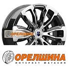 7,5x18  6x139,7  ET25  106,1  K&K  Меконг (КС959)  Алмаз черный