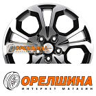 6,5x17  5x114,3  ET50  67,1  Khomen Wheels  KHW1711 (Ceed)  Black-FP