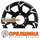 5,5x15  5x139,7  ET5  108,1  Khomen Wheels  KHW1505 (Jimny)  Black-FP