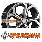 6,5x16  5x114,3  ET46  67,1  Khomen Wheels  KHW1606 (Mitsubishi)  Gray-FP