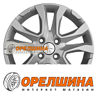 6x15  4x100  ET40  60,1  Khomen Wheels  KHW1503 (XRay)  F-Silver