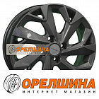 6x15  4x100  ET40  60,1  Khomen Wheels  KHW1508 (XRay)  Gray