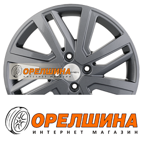 6x16  4x100  ET46  54,1  Khomen Wheels  KHW1609 (Rio II/Solaris II)  Gray