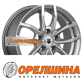6,5x15  5x108  ET42  67,1  K&K  Фрост (КС1048)  Дарк платинум